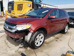 Salvage cars for sale at Pekin, IL auction: 2014 Ford Edge SEL