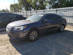Salvage cars for sale from Copart Riverview, FL: 2017 Subaru Legacy 2.5I Premium