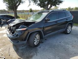 Jeep Cherokee Limited Vehiculos salvage en venta: 2016 Jeep Cherokee Limited