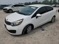 Salvage cars for sale at Houston, TX auction: 2014 KIA Rio LX