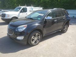 Salvage cars for sale at Glassboro, NJ auction: 2016 Chevrolet Equinox LTZ