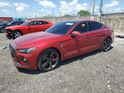 Salvage cars for sale at Homestead, FL auction: 2020 Genesis G70 Prestige