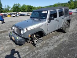 Salvage cars for sale from Copart Grantville, PA: 2016 Jeep Wrangler Unlimited Sport