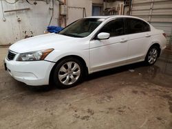 Salvage cars for sale at auction: 2008 Honda Accord EXL