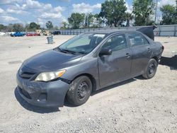 2013 Toyota Corolla Base en venta en Riverview, FL