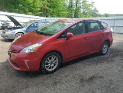 Salvage cars for sale from Copart Center Rutland, VT: 2013 Toyota Prius V