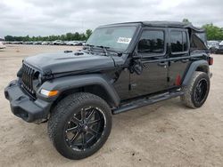 Salvage cars for sale at Houston, TX auction: 2023 Jeep Wrangler Sport