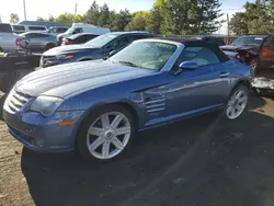 Salvage cars for sale from Copart Denver, CO: 2006 Chrysler Crossfire Limited