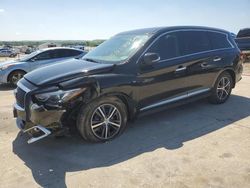 Salvage cars for sale at Grand Prairie, TX auction: 2017 Infiniti QX60