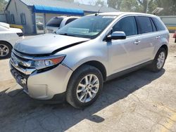 Salvage cars for sale at Wichita, KS auction: 2014 Ford Edge Limited