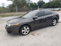 Salvage cars for sale from Copart Fort Pierce, FL: 2009 Acura TSX