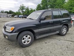 Salvage cars for sale from Copart Waldorf, MD: 2000 Toyota Land Cruiser