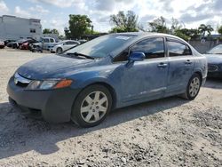 Salvage cars for sale from Copart Opa Locka, FL: 2009 Honda Civic LX