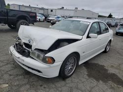 Salvage cars for sale from Copart Vallejo, CA: 2001 BMW 530 I Automatic