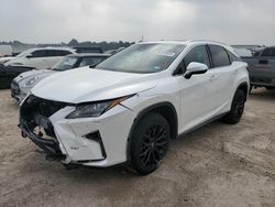 Salvage cars for sale from Copart Houston, TX: 2017 Lexus RX 350 Base