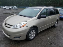 Salvage cars for sale from Copart Graham, WA: 2008 Toyota Sienna CE