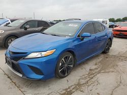 Salvage cars for sale at Grand Prairie, TX auction: 2020 Toyota Camry XSE