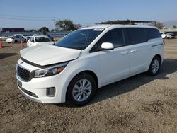 Salvage cars for sale from Copart San Diego, CA: 2017 KIA Sedona LX