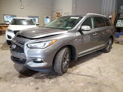 Salvage cars for sale at West Mifflin, PA auction: 2017 Infiniti QX60