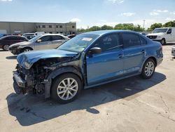 Salvage cars for sale from Copart Wilmer, TX: 2015 Volkswagen Jetta SE