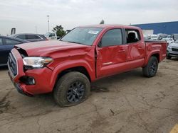 Salvage cars for sale from Copart Woodhaven, MI: 2022 Toyota Tacoma Double Cab
