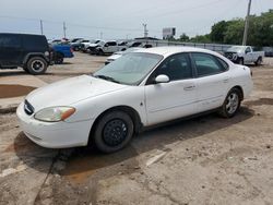 Salvage cars for sale from Copart Oklahoma City, OK: 2002 Ford Taurus SES