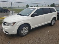 Salvage cars for sale from Copart Houston, TX: 2014 Dodge Journey SE