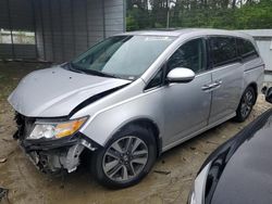 Salvage cars for sale from Copart Seaford, DE: 2015 Honda Odyssey Touring