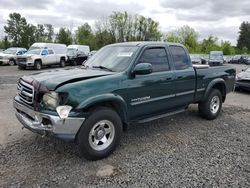 Salvage cars for sale from Copart Portland, OR: 2000 Toyota Tundra Access Cab Limited