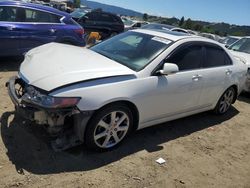 Salvage cars for sale from Copart San Martin, CA: 2005 Acura TSX