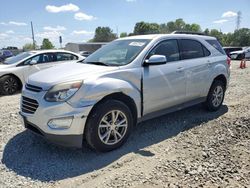 Salvage cars for sale at Mebane, NC auction: 2016 Chevrolet Equinox LT