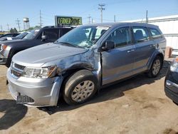 Salvage cars for sale from Copart Chicago Heights, IL: 2015 Dodge Journey SE