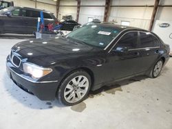 Salvage cars for sale at Haslet, TX auction: 2004 BMW 745 LI
