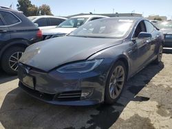 Salvage cars for sale from Copart Martinez, CA: 2016 Tesla Model S