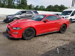 Salvage cars for sale at Seaford, DE auction: 2018 Ford Mustang