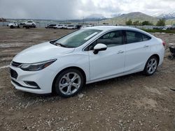 Salvage cars for sale from Copart Magna, UT: 2016 Chevrolet Cruze Premier