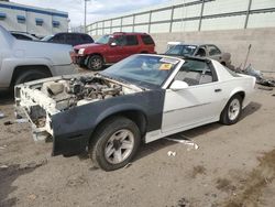 Salvage cars for sale from Copart Albuquerque, NM: 1989 Chevrolet Camaro