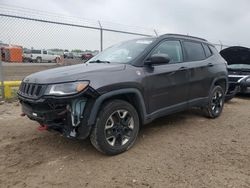 Jeep Compass salvage cars for sale: 2018 Jeep Compass Trailhawk