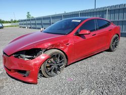 Salvage cars for sale at auction: 2017 Tesla Model S