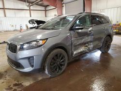 Salvage cars for sale at Lansing, MI auction: 2019 KIA Sorento LX