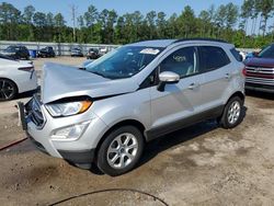 Salvage cars for sale at Harleyville, SC auction: 2021 Ford Ecosport SE