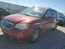 Salvage cars for sale at Dyer, IN auction: 2013 Chrysler Town & Country Touring