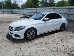 Salvage cars for sale from Copart Midway, FL: 2016 Mercedes-Benz C300