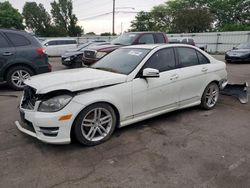 Salvage cars for sale at Moraine, OH auction: 2012 Mercedes-Benz C 300 4matic