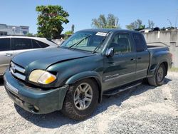 Salvage cars for sale at Opa Locka, FL auction: 2003 Toyota Tundra Access Cab SR5