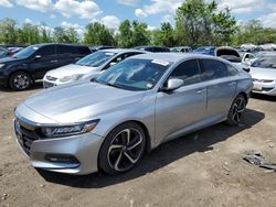 Honda Accord Sport salvage cars for sale: 2018 Honda Accord Sport