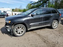 Salvage cars for sale at Lyman, ME auction: 2014 Jeep Grand Cherokee Summit