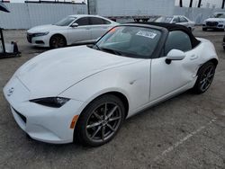 Salvage cars for sale at Van Nuys, CA auction: 2016 Mazda MX-5 Miata Grand Touring