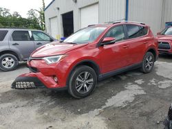 Salvage cars for sale from Copart Savannah, GA: 2017 Toyota Rav4 XLE
