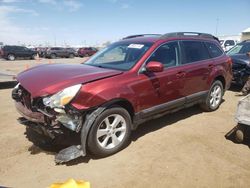 Subaru Outback salvage cars for sale: 2013 Subaru Outback 2.5I Premium